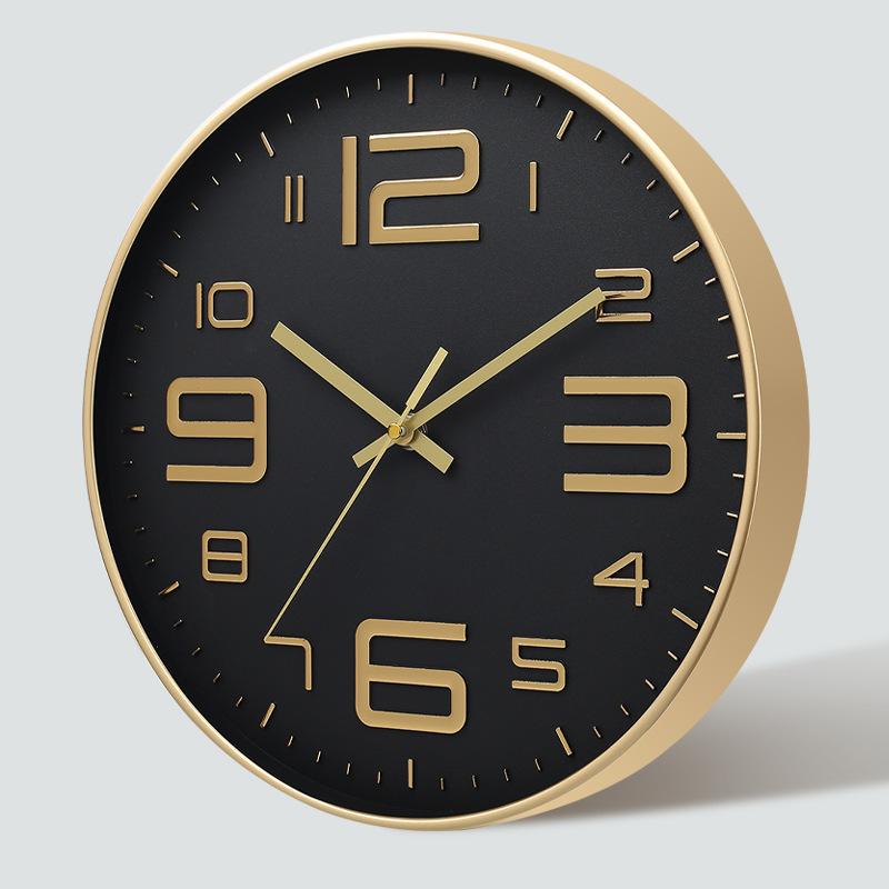 Бесшумные настенные часы 30 см (12 дюймов), креативные и модные, трехмерные цифровые минималистичные часы для дома, гостиной