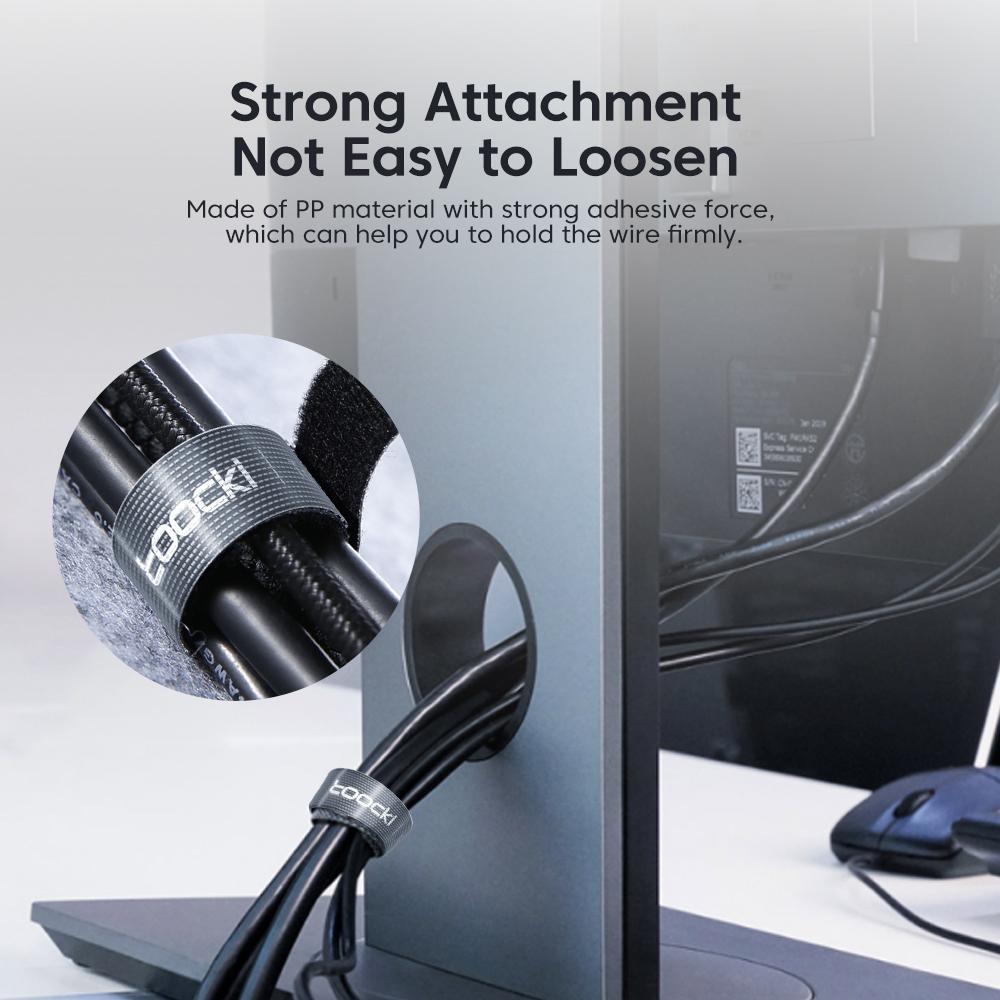 Tooki, 5 м, органайзер для кабеля, зажим для намотки шнура, органайзер для управления проводами для iPhone, аудио, видео, HDMI, различные типы проводов