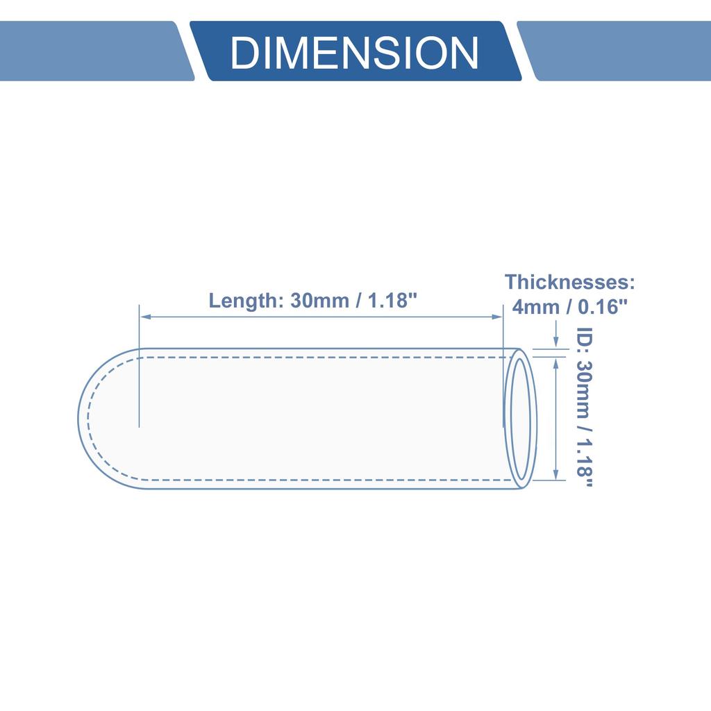 XAUTOHAUX 1 шт. Длина 30 мм Внутренний диаметр 30 мм Силиконовый колпачок Обработка труб Устойчив к давлению Прочный термостойкий шланг Холодостойкий eng