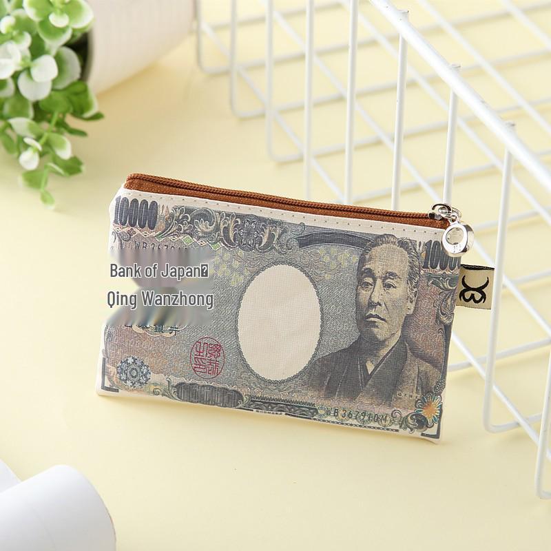 Канвасовый кошелек для монет и держатель для карт: Мешок для хранения красных конвертов и кабелей данных - Креативная идея для подарка