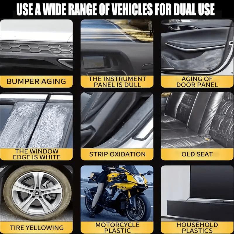 Многофункциональный полироль для шин, Жидкость для ремонта автомобильной резины, Средство для восстановления приборной панели, Уход за кожей и Обслуживание сидений дивана