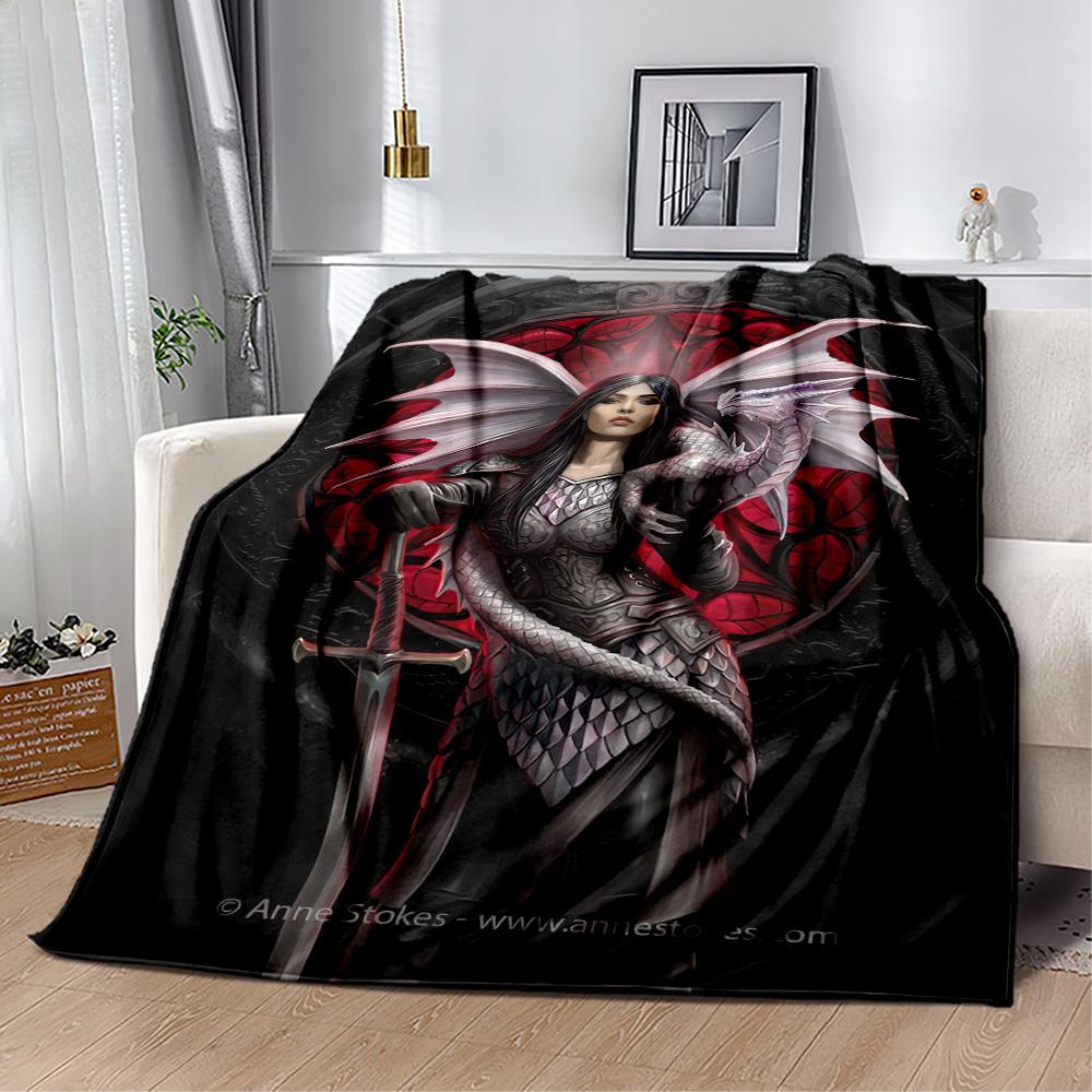 Gothic Style Blanket Comfortable Suitable for Picnics Sofa Seaside Four Seasons Universal Modern Style Best Holiday Gift for Friends Family