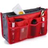 Handbag Organizer - SHOP-STORY - Red - 100% Nylon - Machine Washable - 13 Compartments