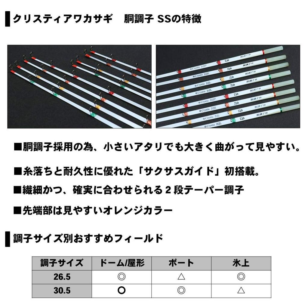 Daiwa Кристи Вакасаги Боди Стайл SS S Удочка 26,5 см