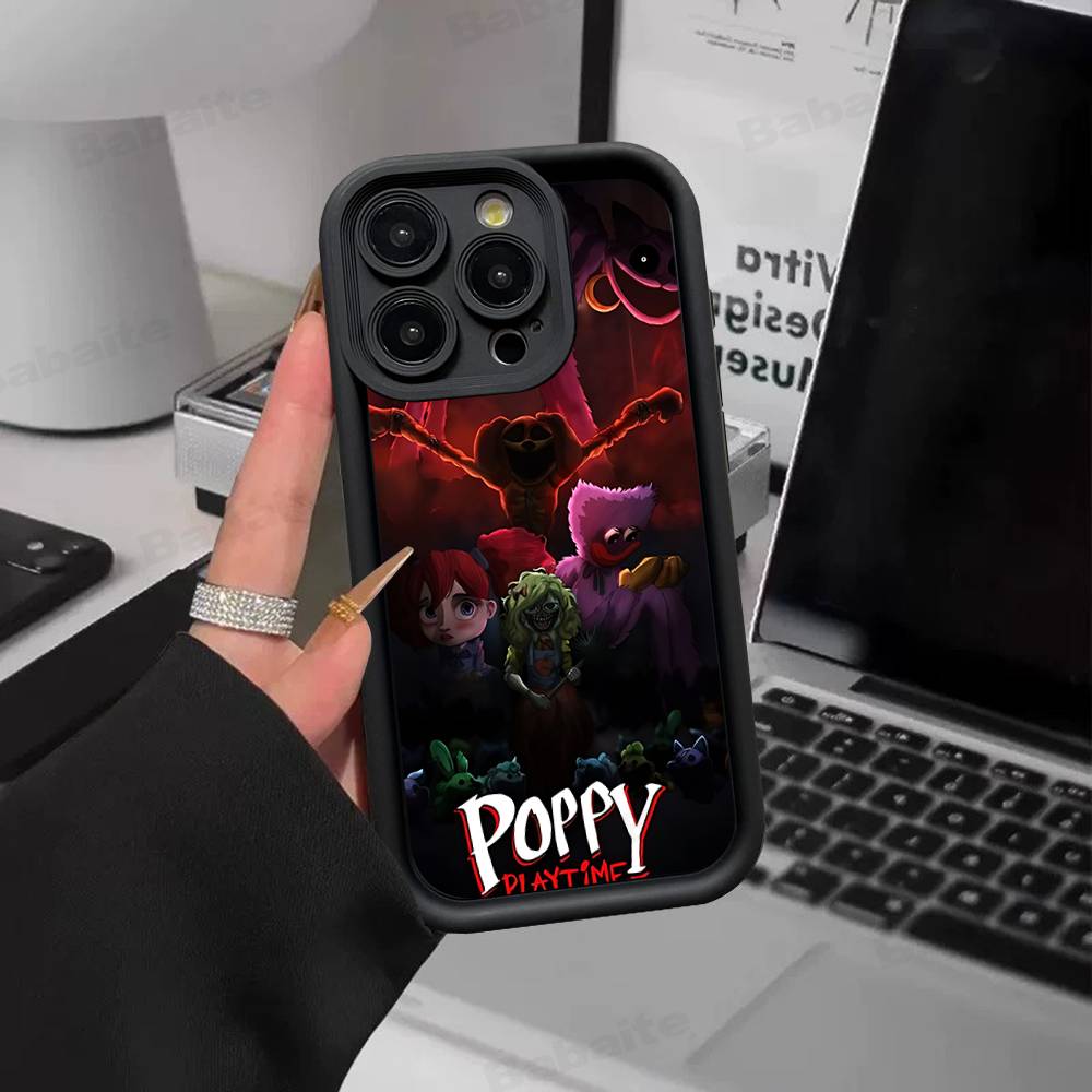 Чехол для телефона P-Poppy-ys Game Playtime-es Для iPhone 17 16 15 14 13 12 11 Pro Max 16E Plus INS Мягкий чехол
