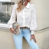 Spring and Autumn Women's Shirt Temperament Commuter Shirt Long Sleeve Blouse Tops