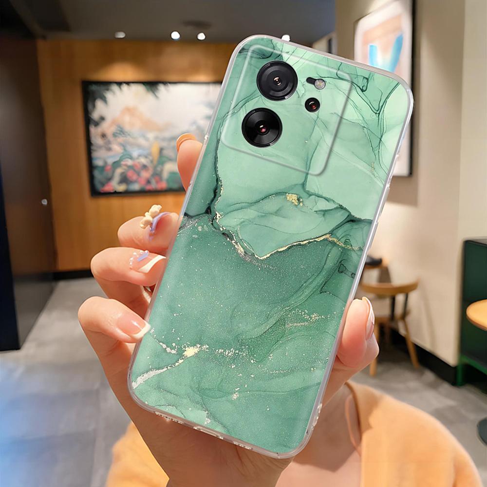 Чехол для Xiaomi 13T Задняя крышка Mi13T Мягкий силикон Funda Для Xiaomi 13T Pro Мягкие модные милые мультяшные чехлы Для Xiaomi Mi 13T Pro