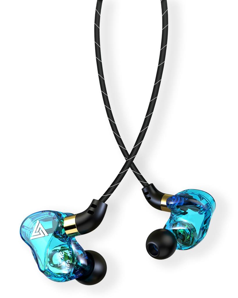 CS815 for Crystal Clear Sound Earphones Wired with Microphone High Sound Isolation Hybrid Dual Driver Gaming Earphones Professional Bass Enhancement