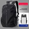 Men's Fashionable Solid Color Backpack - Lightweight and Durable, Suitable for Sports, Travel, and Commuting, with A Laptop Compartment