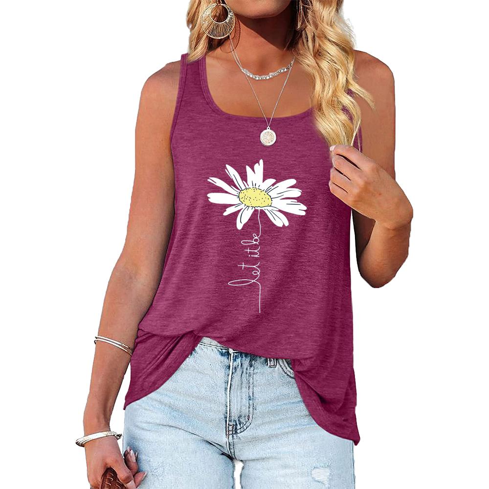 Женская модная майка с круглым вырезом и летней футболкой с рукавами с принтом