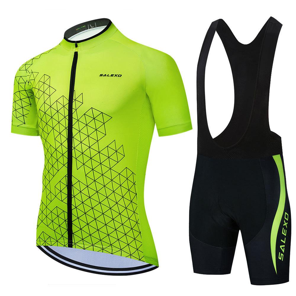 Summer  Summer Quick-drying Breathable Short-sleeved Cycling Suit, Short-sleeved Cycling Suit, Cycling Suit, Men's Cycling Suit, Summer