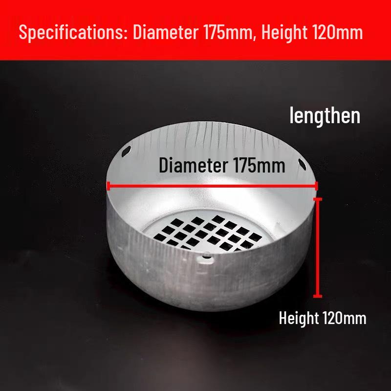 Single-Phase Motor Fan Cover Cap, Sheet Metal Fan Cover, Model 138/YL90