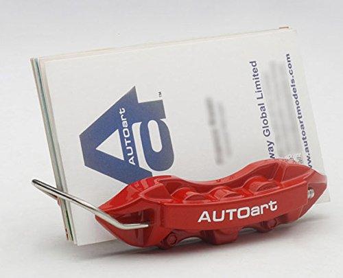 AUTOartDESIGN Держатель визиток с тормозным суппортом Красная готовая продукция