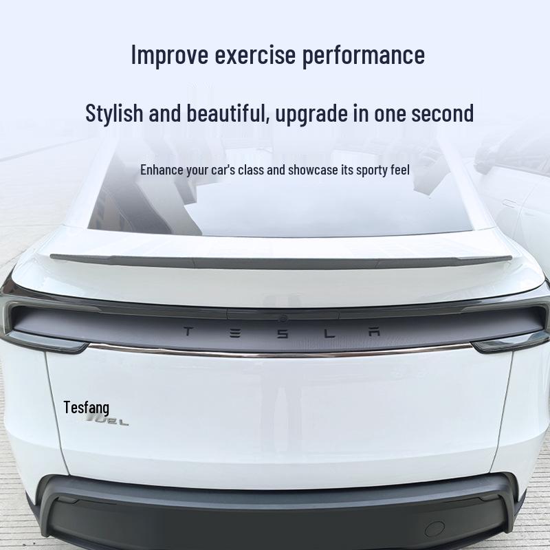 Декоративная ПВХ полоса на заднюю дверь Tesla Model Y