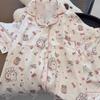 Девушка-интернет-звезда бутылка пижама Hello Kitty женский летний костюм с коротким рукавом и шортами студенты могут носить домашнюю одежду