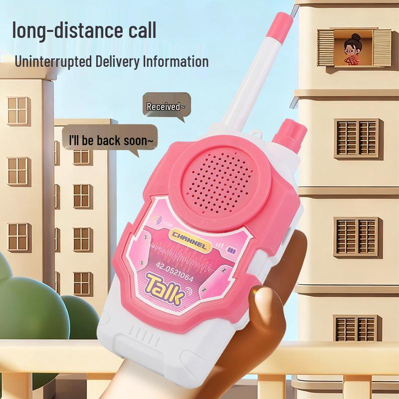 Детская беспроводная рация: Интерактивная игрушка-рация для родителей и детей