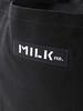 Большая холщовая сумка Milkfed BAR AND UNDER с логотипом 103201053013 Черная