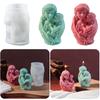 Close Eyes Women Hug Baby Silicone Candle Mold 3D Aromatherapy Candle Making Tool DIY Plaster Resin Ornament Home Decor Mom Gifts
