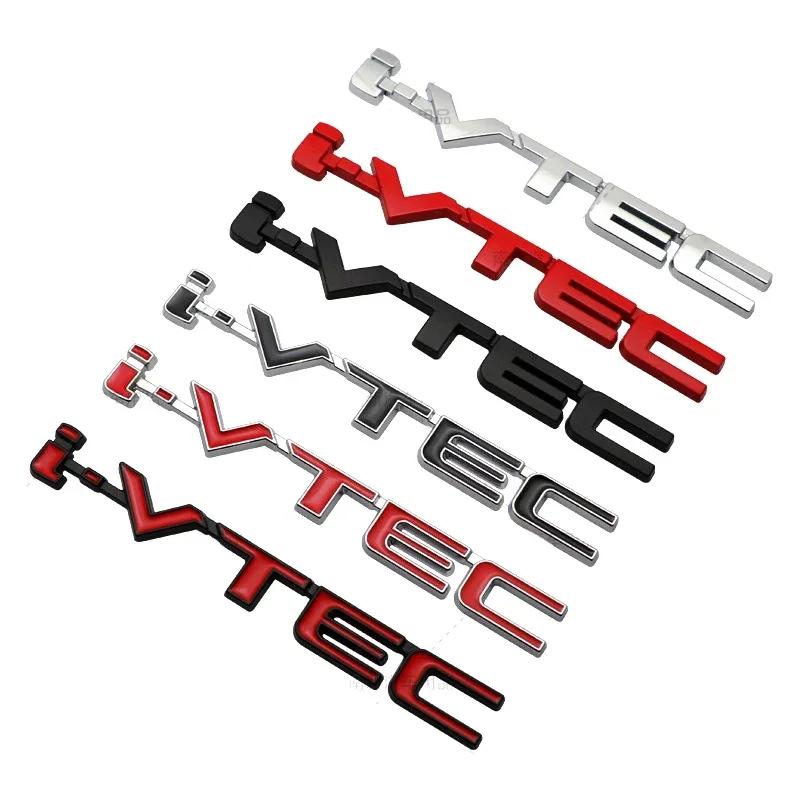 Car Body Side Emblem Rear Trunk Badge Sticker I-VTEC Logo for Civic Fit Accord Jazz CRV Crosstour City Jade HRV Pilot CRZ