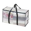 Large Quilt Storage Bag Clear Storage Bin With Lid Reinforced Handles Waterproof