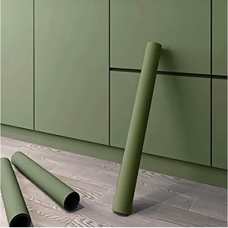 40Cm Removable Pvc Thick Solid Color Waterproof Wallpaper Matte Contact Paper Wall Self-Adhesive Countertop Cabinet Shelf Quality