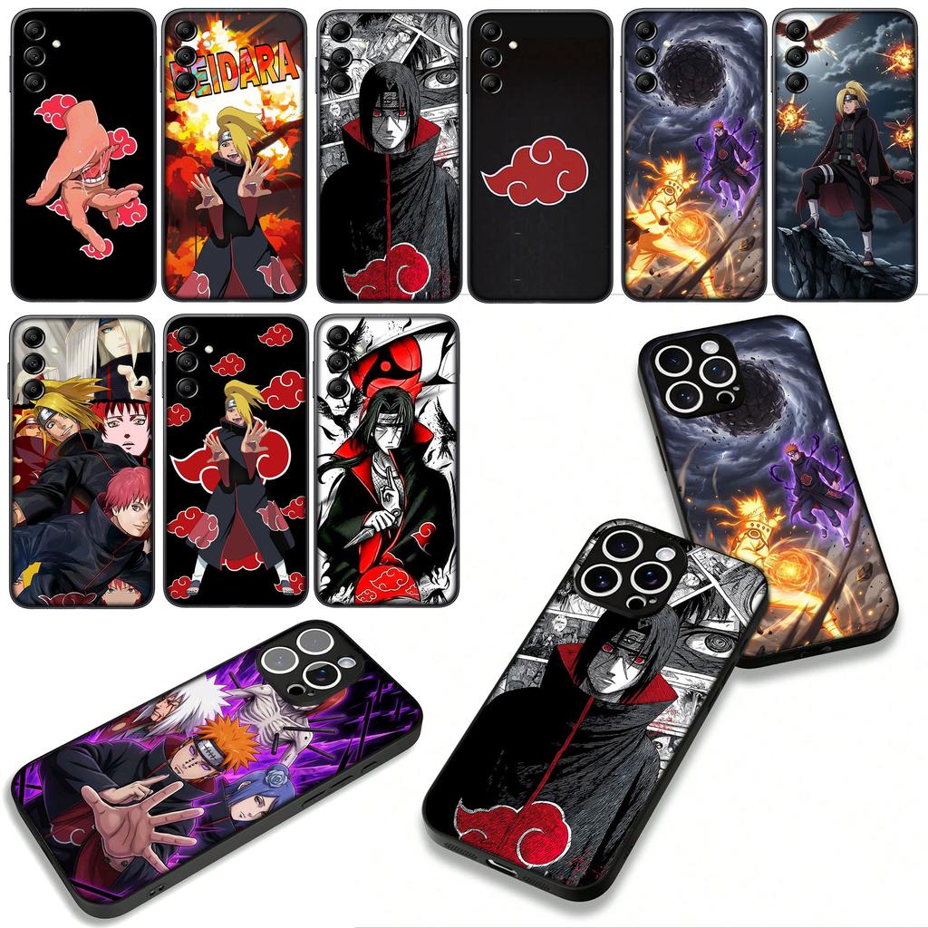 Narutos Deidara Itachi Pain Akatsuki Cover for OPPO A54 A40 A60 A80 A18 A16 A17 A38 A78 A79 A57 A58 A3 Pro A96 A15 A12 Case