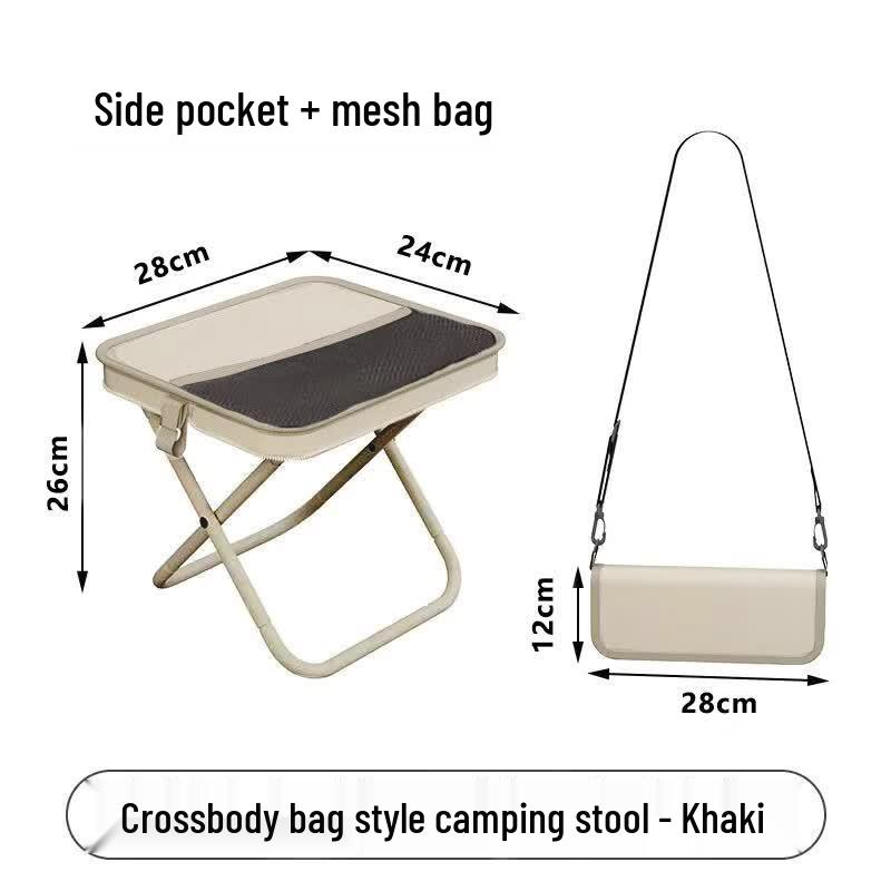 OIMG Portable Folding Camping Fishing Stool