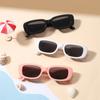 Корейские Ретро Квадратные Детские Солнцезащитные Очки для Детей Модные Овальные Однотонные Детские Очки UV400