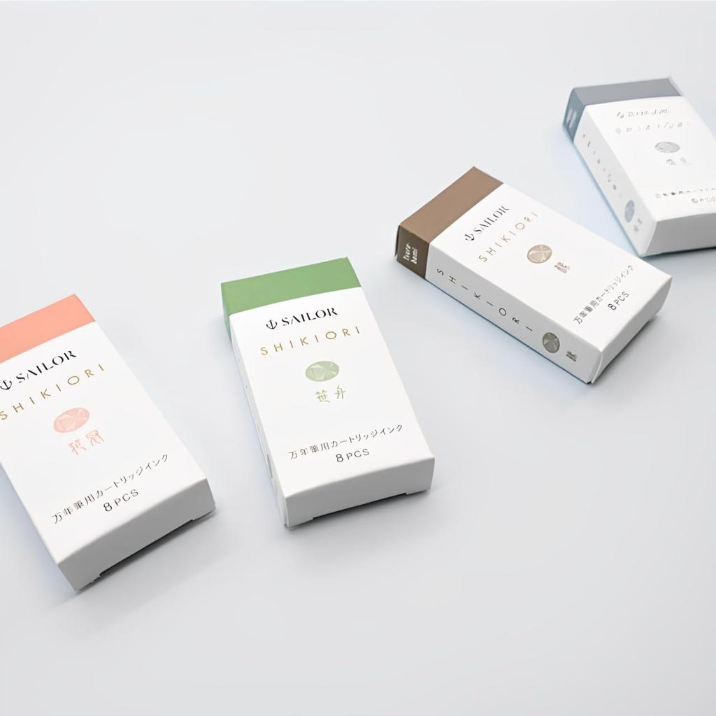 Sailor fountain pen Чернила для картриджа для перьевой ручки SHIKIORI Играющий в траве снежный кролик -Shikiori- 13-0400-236