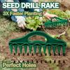 Hand Dibbler 12-Hole Fast Seeding Garden Seeder Tool Seed-in Soil Digger and Soil Spacer Planting Aids for Efficient Gardening