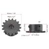 25 Chain 16 Tooth Gear Single Strand 1/4" Pitch Industrial Drive Sprocket Roller Sprockets  ISO 04C