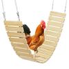 Куриные качели Деревянная жердочка для стояния птиц Сверхпрочные Игрушки для обогащения Снятие скуки Аксессуары для курятника Для петуха, попугая