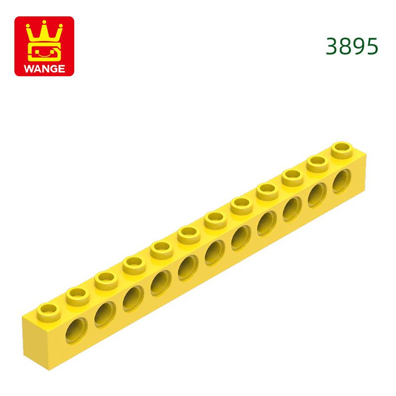 Non-Toxic 23Pcs/Lot No.3895 11 X 12 Holes Holes Long Beam Model Block Moc Color Accessories Compatible With Brick Diy Children Toys