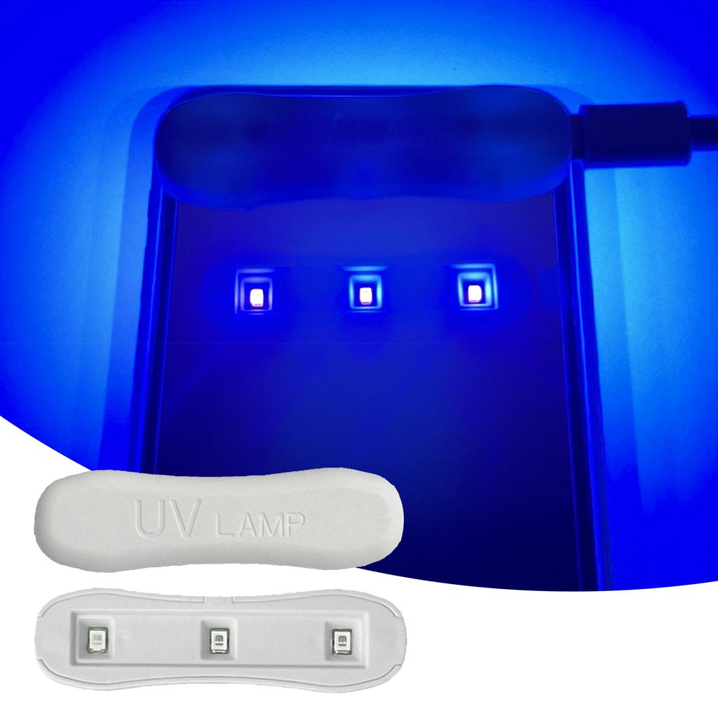 Car Glass Repair Curing Lamp Mini Resin Curing Glue UV Lamp Lighting Set Tool Car Front Windshield Glass Crack Repair Tools
