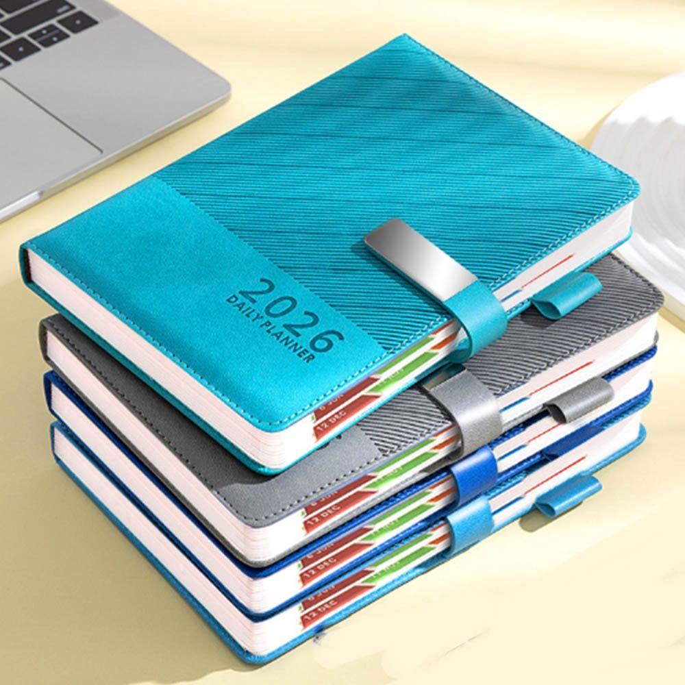 Wear-resistant A5 English Daily Plan Notebook Agenda Planning Notebook School Office