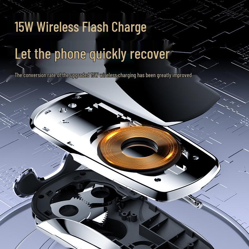 WM EX5-EX6 Умный беспроводной держатель для телефона с быстрой зарядкой и подставка для автомобиля