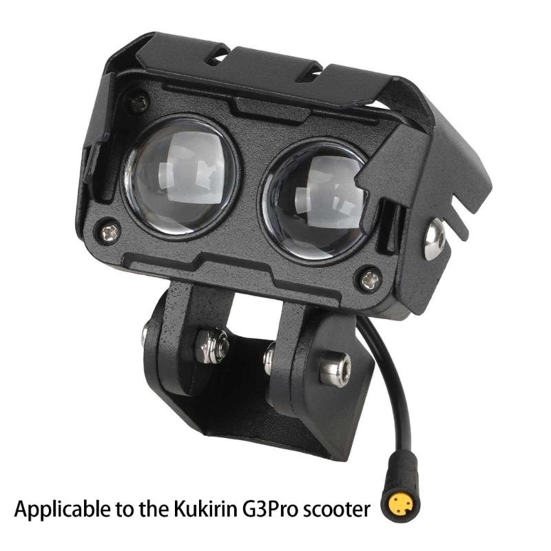 Светодиодная фара высокой яркости Безопасность в ночное время Kukirin G3Pro Велосипедные самокаты Передний свет Велосипедные аксессуары