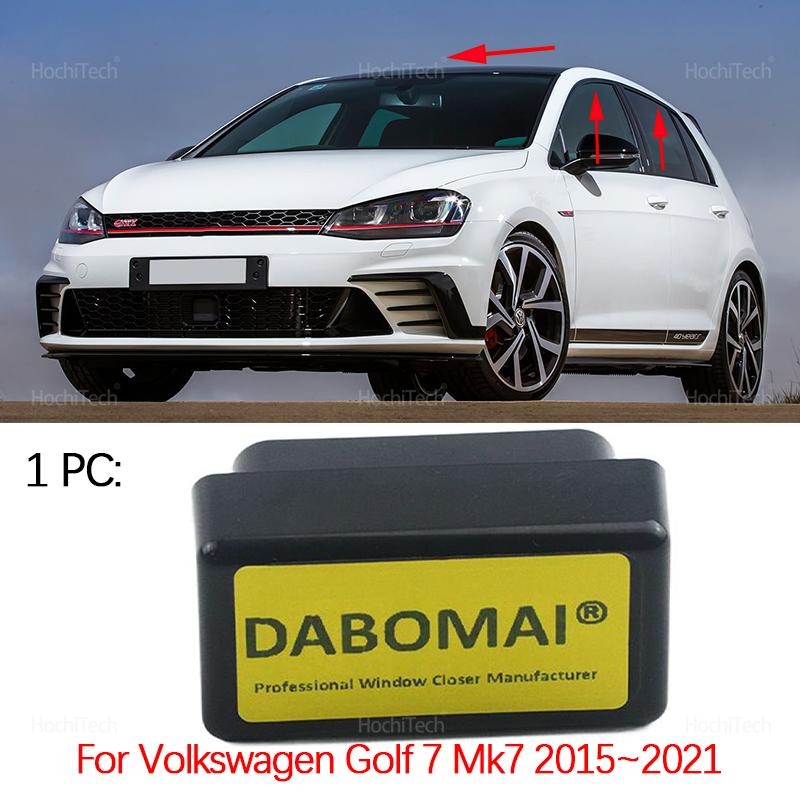 Для Volkswagen VW Golf 7 Mk7 R R-Line GTI GTD 2015-2021 Автомобильный OBD Модуль Автоматической Блокировки Управления Стеклоподъемниками Закрытия Открытия Plug and Play