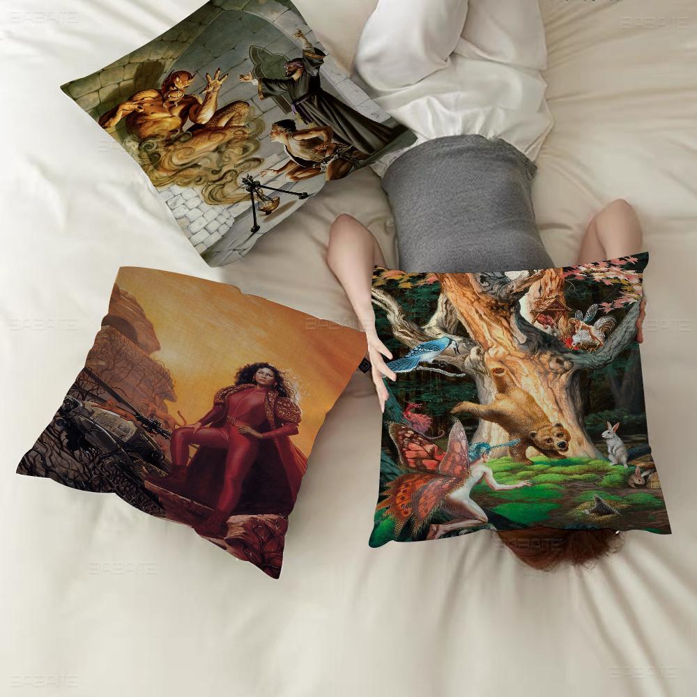 Artwork Morrill Art Pillow Cover Design Cushion Cover Decor Holiday Decorati