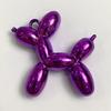 Творческий 5 шт. креативный воздушный шар собака разноцветный DIY подвеска отверстие для подвешивания ювелирный материал металлический цвет аксессуары ручной работы AB свободные бусины