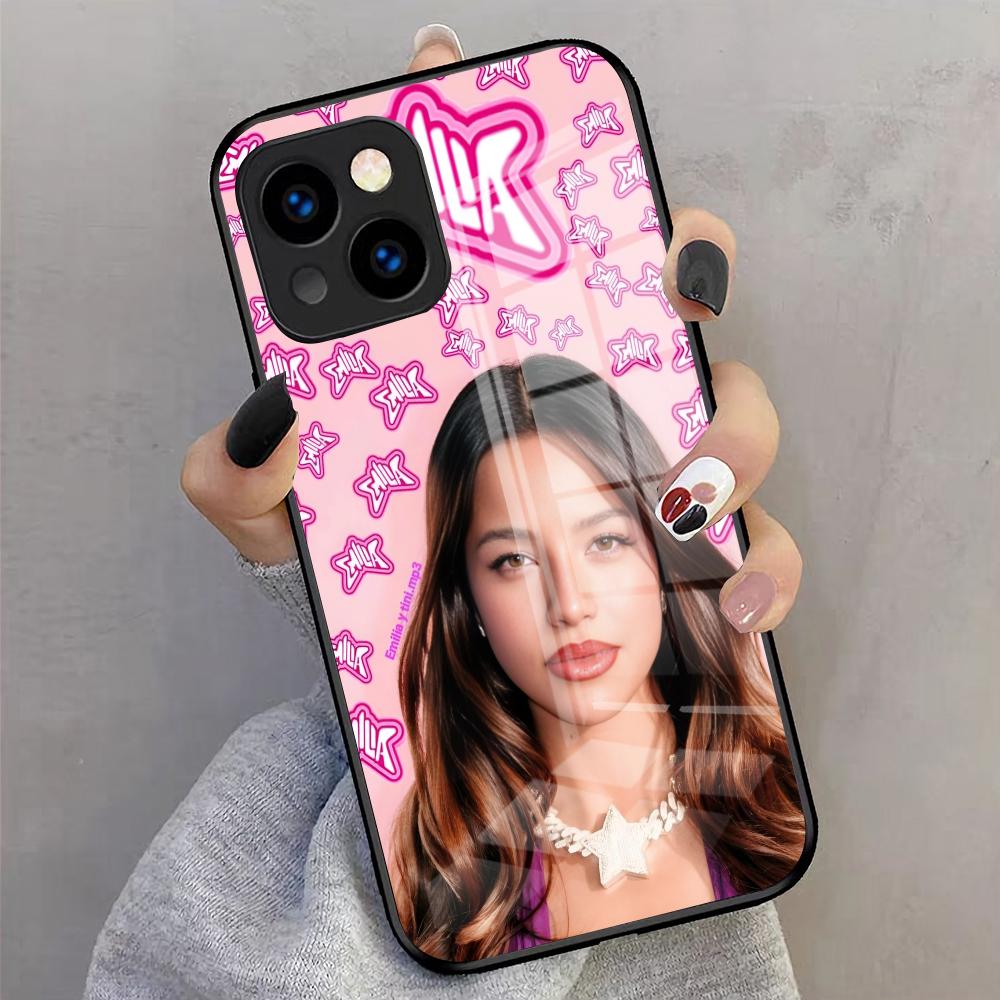 Чехол для телефона Emilia Mernes для iPhone 17 Pro Max 16 15 14 Pro Max 13 11 X Xs Xr 8 7Plus Стеклянная крышка