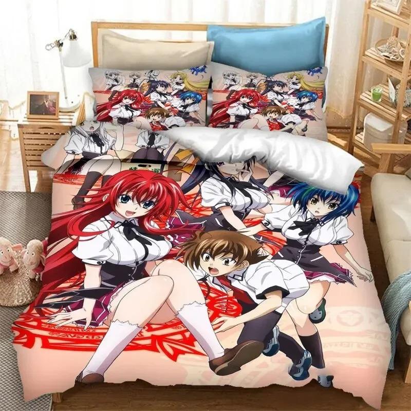 Animation High School DXD Bedding Set Bedroom Bedding Cover Single and Double King Size Quilt Cover Home Textiles 2/3pcs
