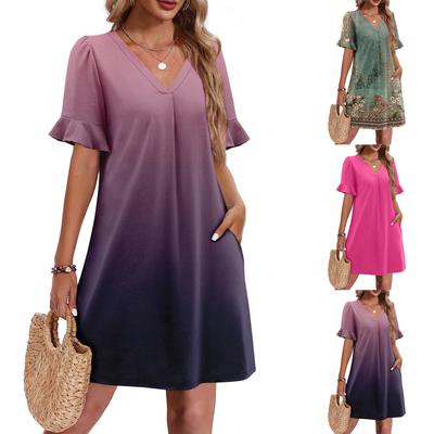 Женское летнее платье свободного покроя для пляжного отдыха, повседневное платье-жилет, элегантное платье