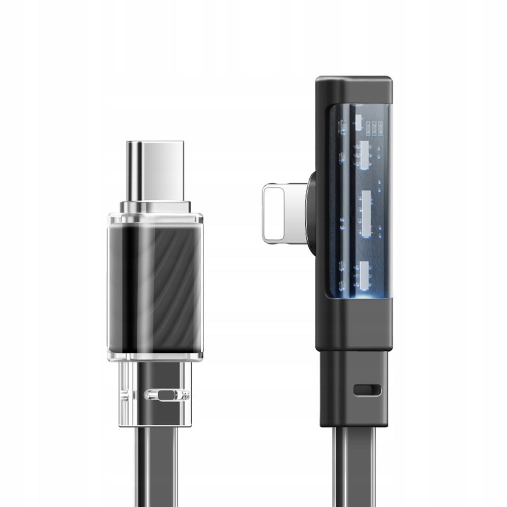 Mcdodo Usb-C For Iphone High Speed Angled Cable 36W 1.2M Black