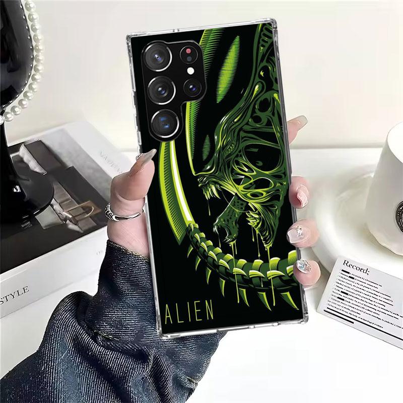 Крутой Мягкий Чехол Для Телефона A-Alien X-Xenomorph Для Samsung Galaxy S22 S23 S24 S25 Edge S26 Ultra S20 FE S21 Plus + Fundas Coque Galaxy