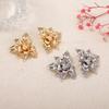 Light Luxury Trend Exaggerated Three-dimensional Flower Stud Earrings Fashion Versatile Personality Temperament Commuter Style Women's Earrings