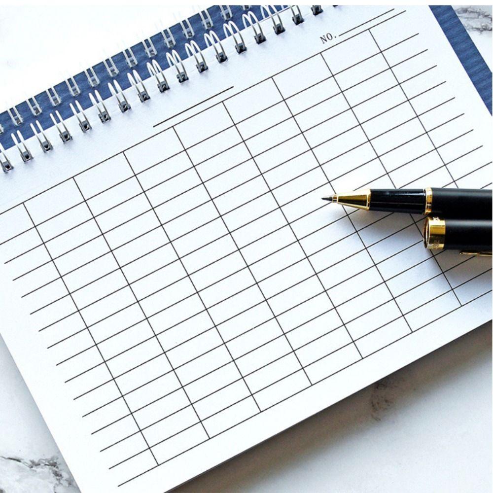Universal Line Pages Spiral Bound Notebook Accounting Ledger Notebook Managing Inventory