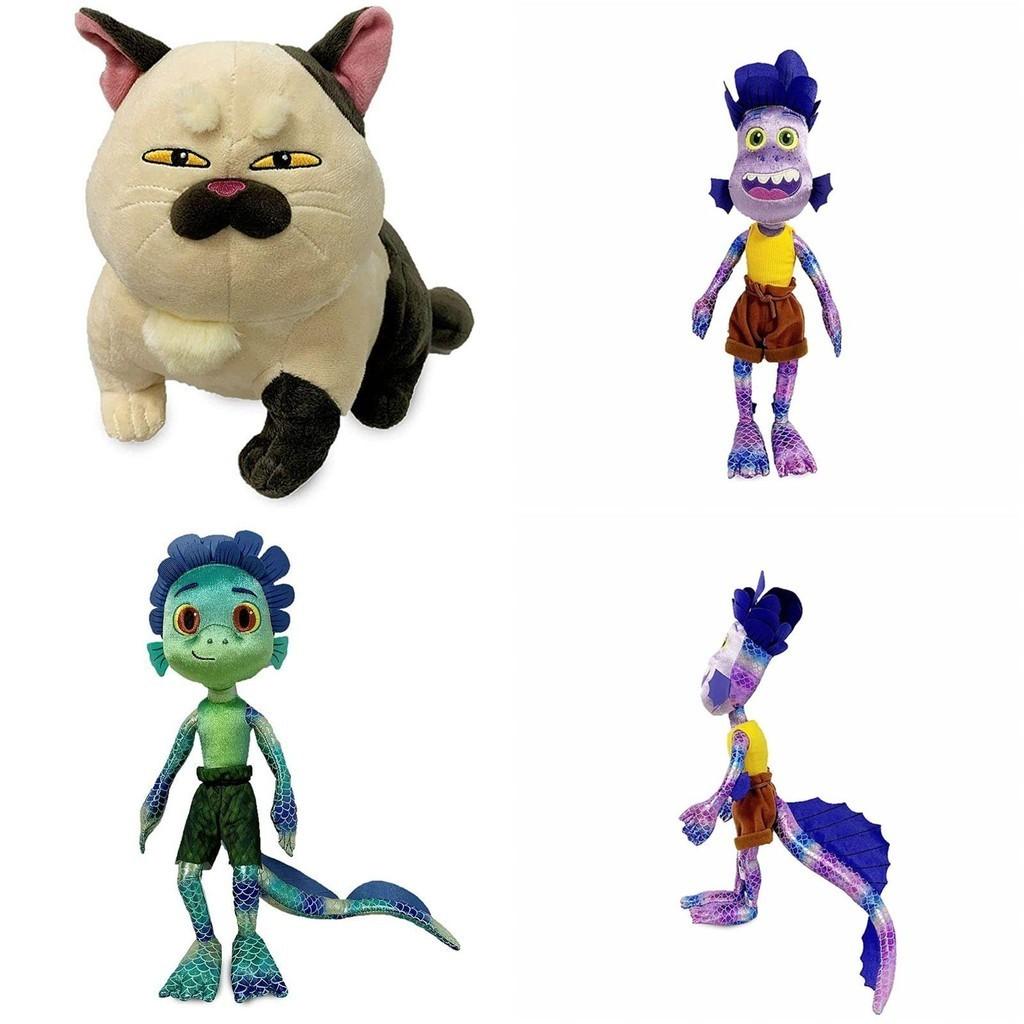 Soft And Huggable Luca Alberto Julia Cat Sea Monster Boys Plush Toys Anime Figures Dolls