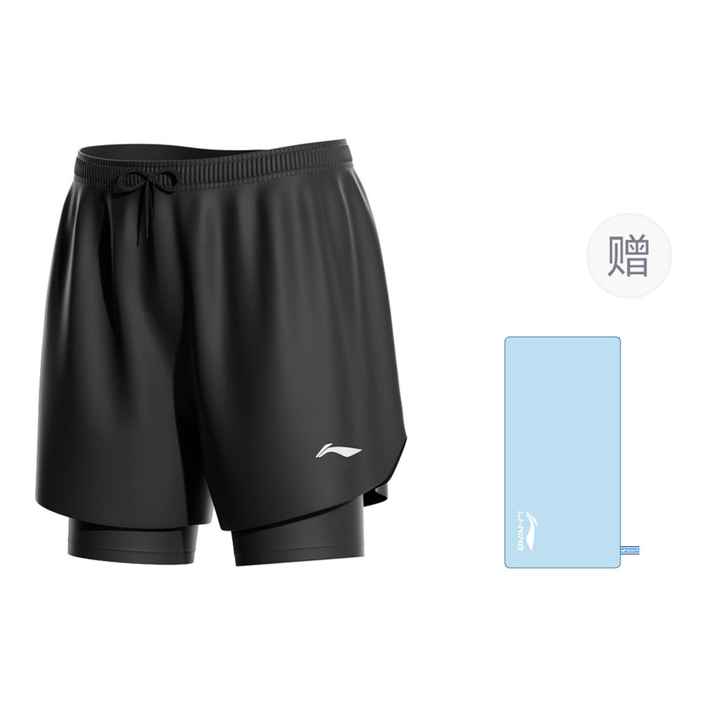 Спортивные шорты Li Ning Унисекс Черные AAPR505-1