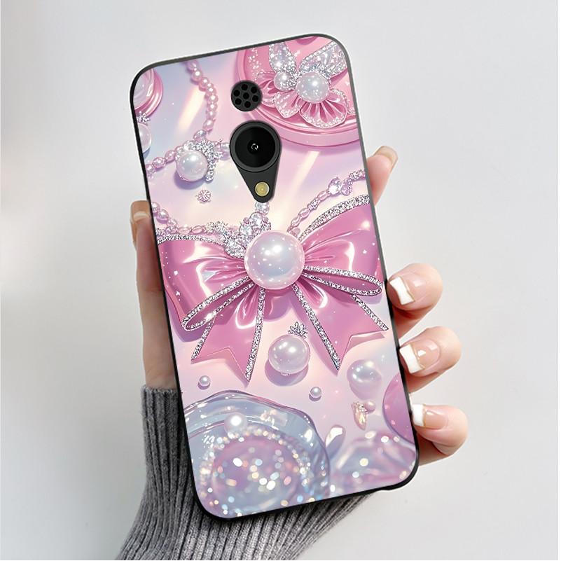 Печатный чехол для телефона Nokia 150 2G 2023 C2 C10 C20 Funda Coque Мягкий силикон Черный корпус Чехол Милый Цветок Мультяшный Корпус Capa